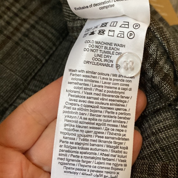 Vero Moda Paper Bag Check Dress Pants - NWT - Picture 9 of 9